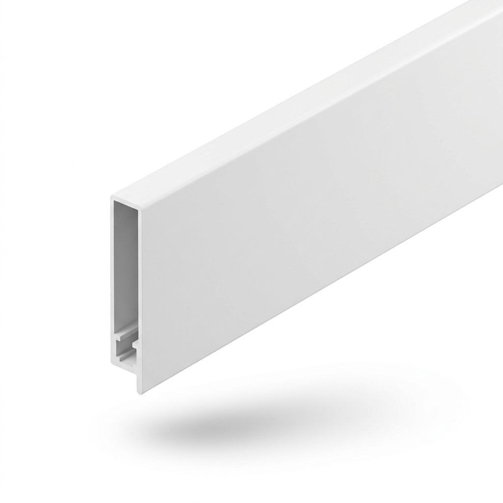 Zócalo blanco PVC 100mm