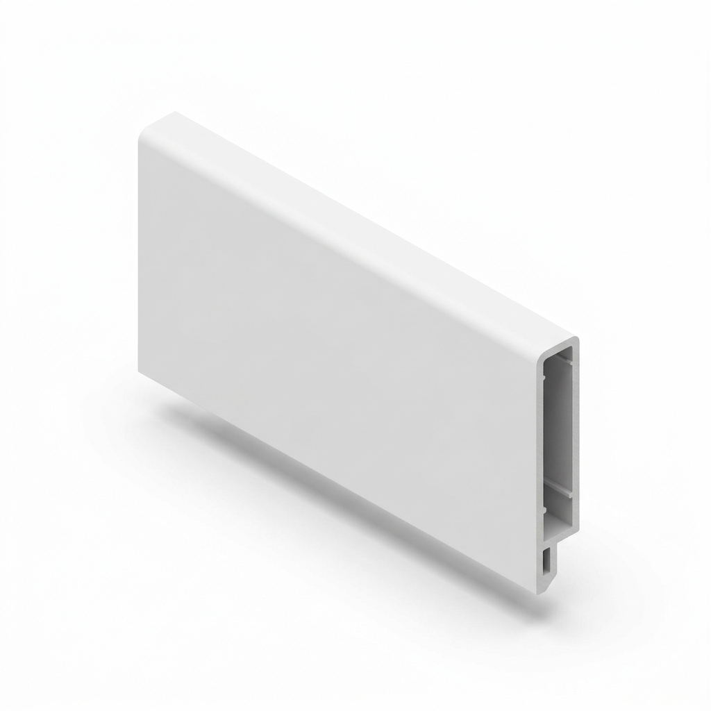 Zócalo blanco PVC 120mm